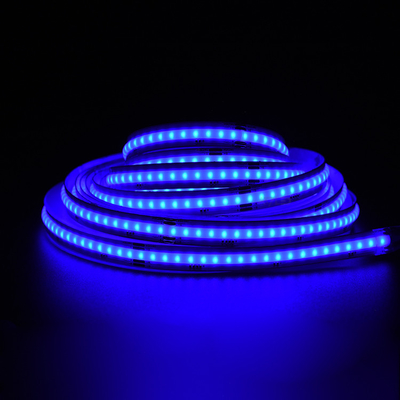 5 เมตร สีเต็ม ความหนาแน่นสูง LED DC12V 630LEDs / M RGB COB LED Strip Light IP20 เรต