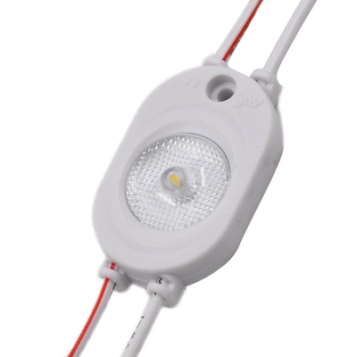 5 ปีอายุการใช้งานภายนอก / ภายใน กันน้ํา DC12V 1W 1 ชิป สีขาว 2835 SMD LED Module