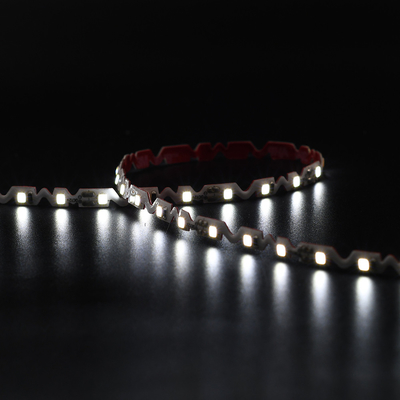 Zig Zag Led Tape Light Bendable S Shape 6500K สาย LED ขาว สําหรับป้ายขนาดเล็กในภายในและภายนอก
