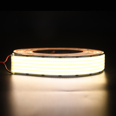 300LSE Self Adhesive IP20 Free Arbitrary Bending Super Bright High Density Linear Flexible Cob Tape 1600 Leds สายดัดที่มีความสว่างสูง
