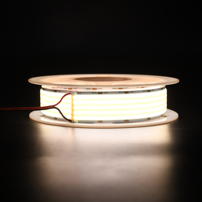 สายยืดหยุ่น CRI 90 COB สาย LED 5000mm 6500K สีขาว 4600LM/M ในตลาดยุโรป
