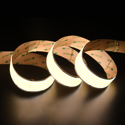 ADLED 30MM pcb board 1600leds เทป LED แบบยืดหยุ่น DC24V สาย COB 90 CRI แบบยืดหยุ่นแบบเดียวกัน 40w / M
