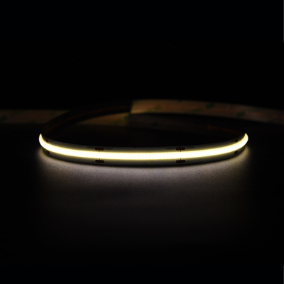ไลด์สว่างสุด 528 LED / M COB LED Strip 12V 24V 10MM แสงสีเหลือง COB / FOB Strip