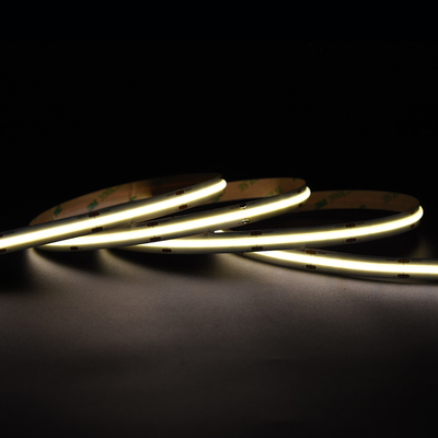 ไลด์สว่างสุด 528 LED / M COB LED Strip 12V 24V 10MM แสงสีเหลือง COB / FOB Strip
