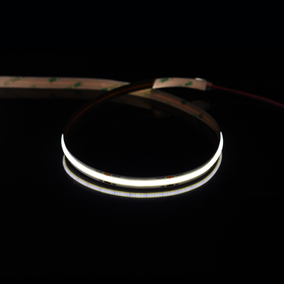 แผ่นอลูมิเนียม สาย LED COB ไม่มีจุด พร้อม LED 528 บนเทป 10 มิลลิเมตร และสี 2700K/6500K