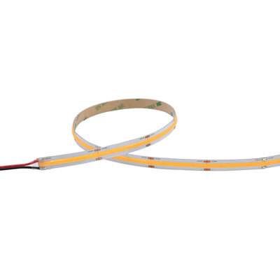 528LEDs Per Meter Cob Led Strip Light 10W / M 12v/24v สีขาวอบอุ่นและเย็น สีขาว LED เทปแสง