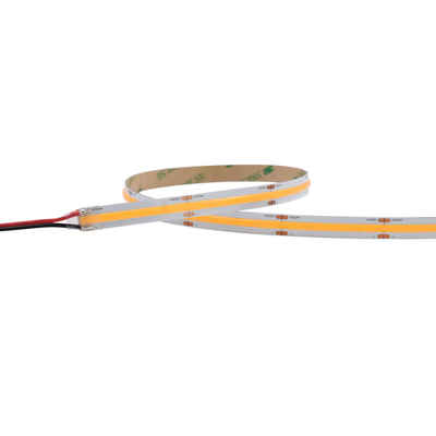 528LEDs Per Meter Cob Led Strip Light 10W / M 12v/24v สีขาวอบอุ่นและเย็น สีขาว LED เทปแสง