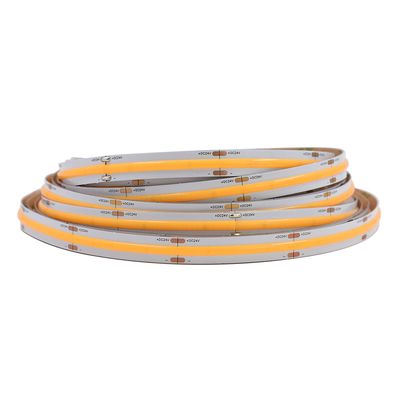 ความสว่างสูง CRI สูง (90-98) สเตรป COB มี 528 ไลด์ต่อเมตร ความกว้าง 10 มม แสงเทป LED DC24V