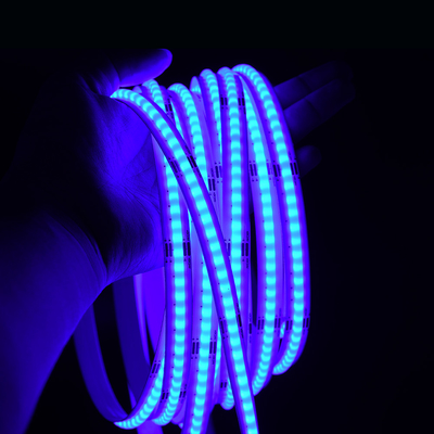 สายไฟกระเป๋าสตางค์เทป Led และสายไฟเทป COB (ชิปบนเครื่อง) 576 leds RGB LED Strip Light