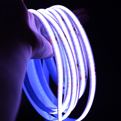 อเมริกัน UL Certification Lighting 16.4 Ft RGB 3500K IP65 Reel To Reel 576 leds ไฮออพท์ COB เทป ไลท์