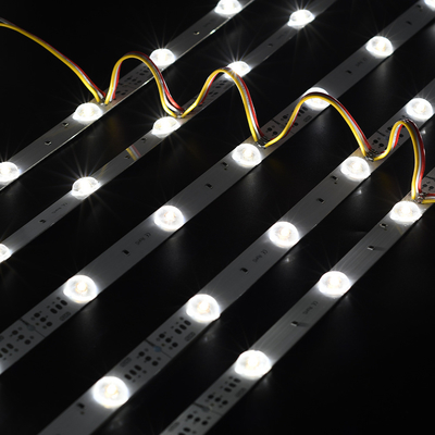 3030 2835 Backlight LED StripสำหรับLightbox SEGสิ่งทอความตึงเครียดCCT(3000-7500K) 178 มุมลำแสงRoll Up Banne