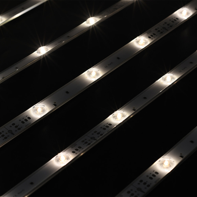 UL CE ROHS ได้รับการอนุมัติความยาวที่กำหนดเอง 24v 12LEDs/m การสะท้อนกระจายแถบ led ที่ปรับแต่งผู้ผลิตเน้น backlit