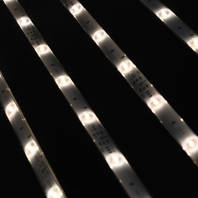 UL CE ROHS ได้รับการอนุมัติความยาวที่กำหนดเอง 24v 12LEDs/m การสะท้อนกระจายแถบ led ที่ปรับแต่งผู้ผลิตเน้น backlit