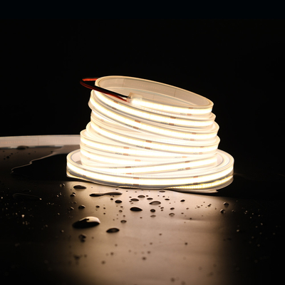 8MM PCB Width Flexible COB LED Light Strips พร้อม 480 LED และการรับรอง CE RoHS UL