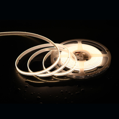 COB DC24V แสง LED แผ่นยืดหยุ่น 480leds / m รีล To รีล สีขาว อุณหภูมิ IP20 เรตพร้อมการรับประกัน 3 ปี