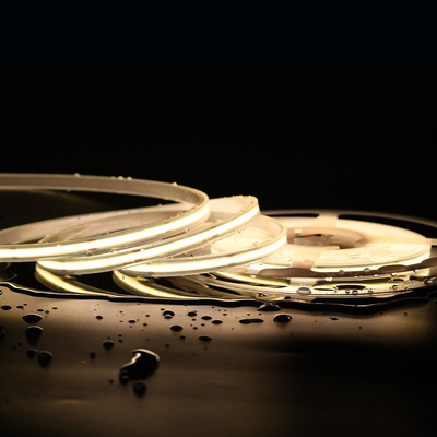 10mm PCB COB LED Strip 480 LEDs IP20/IP67 กันน้ํา DC12V/DC24V CRI 90 ความกว้าง PCB 8MM