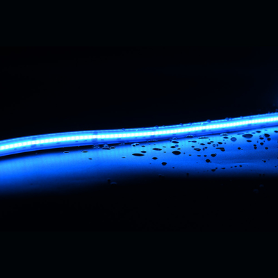COB RGBIC LED Strip พิกเซลที่ติดต่อได้ DC 24V RGB RGBW แสงเทปยืดหยุ่น 896LEDs / m สมาธิ COB LED Strip
