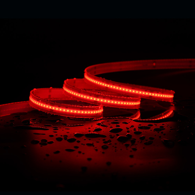 IP20 Rgbw Rgb Cob Led Strip Light 12V 24V พิกเซล อ่อนโยนออกอากาศ สามารถติดต่อได้ Cob led strip