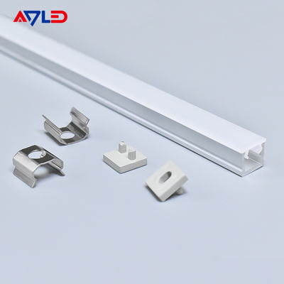 0606 โปรไฟล์ LED อลูมิเนียม โปรไฟล์ LED สเตรป ช่องแหล่งแหล่งแหล่งออกของเครื่องกระจายแสงสําหรับสเตรป LED