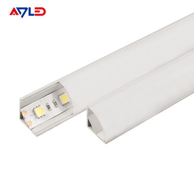 LED Strip Profile Channel Light Diffuser Corner Extrusion Channel LED โปรไฟล์อลูมิเนียมสําหรับ LED Strip