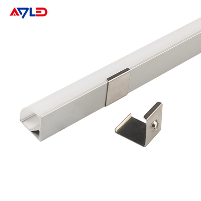 LED Strip Profile Channel Light Diffuser Corner Extrusion Channel LED โปรไฟล์อลูมิเนียมสําหรับ LED Strip