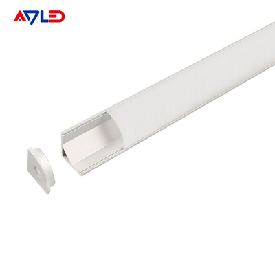 สาย LED Strip Profile Channel Light Diffuser Corner Extrusion Channel ADP-1616B สําหรับสาย LED