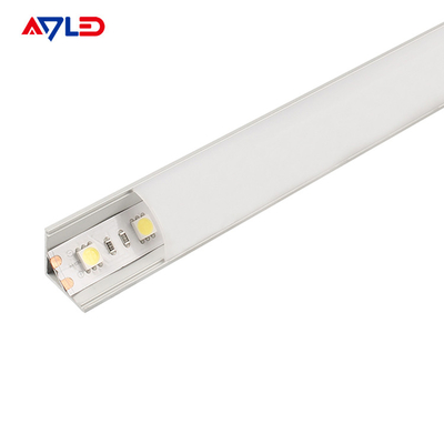 สาย LED Strip Profile Channel Light Diffuser Corner Extrusion Channel ADP-1616B สําหรับสาย LED