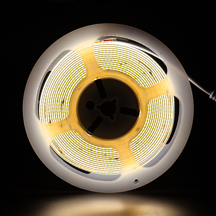 พรีเมี่ยม LED Strip ROLL 5 เมตร cob ใต้ตู้แถบแสง CRI90 528 LED/M,1000Lm/m