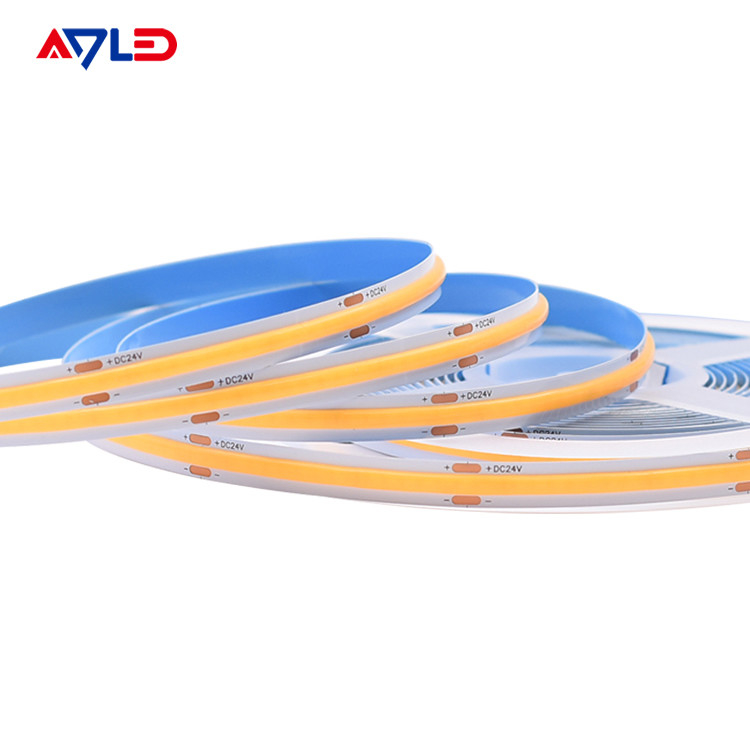 COB LED Strip Light 480LEDs CRI 90+ ความสว่างแบบเดียวกัน ไม่มีจุด ไม่กันน้ํา IP20 นุ่ม
