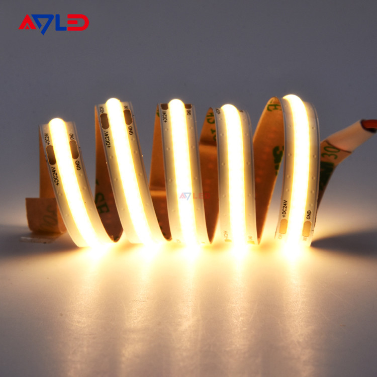 16.4ft COB LED Strip 2700K 3000K 4000K 6500K CRI 90+ LED Light Strip 528LEDs / M