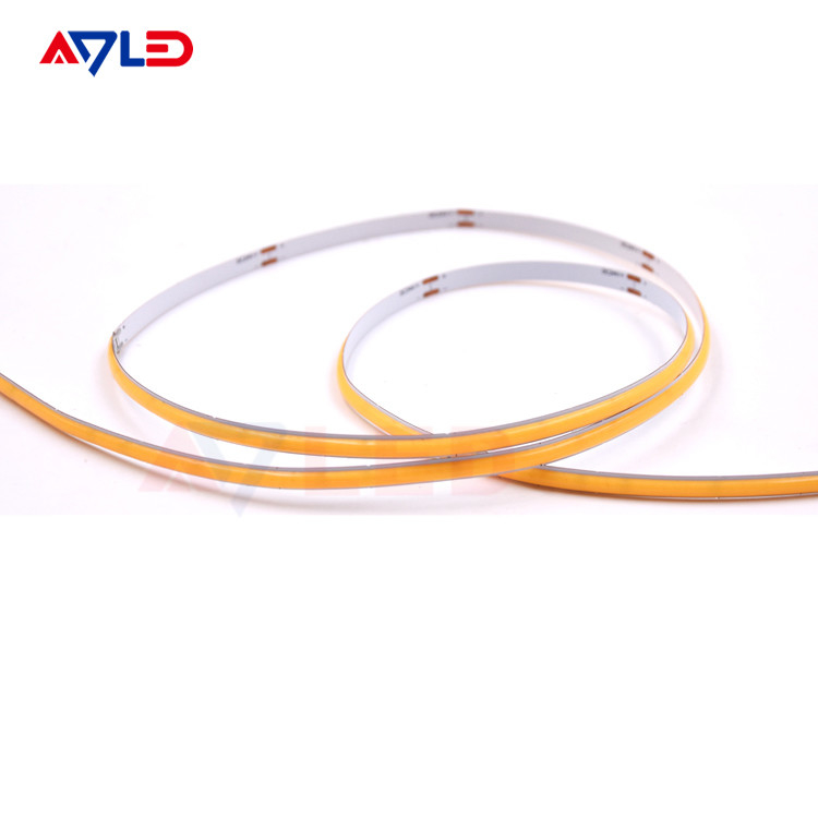 Ultra thin 4.5mm Flexible COB LED Strip Light ((Chip-On-Board) แสง Led ฟรีจุด สําหรับตู้กระเป๋า