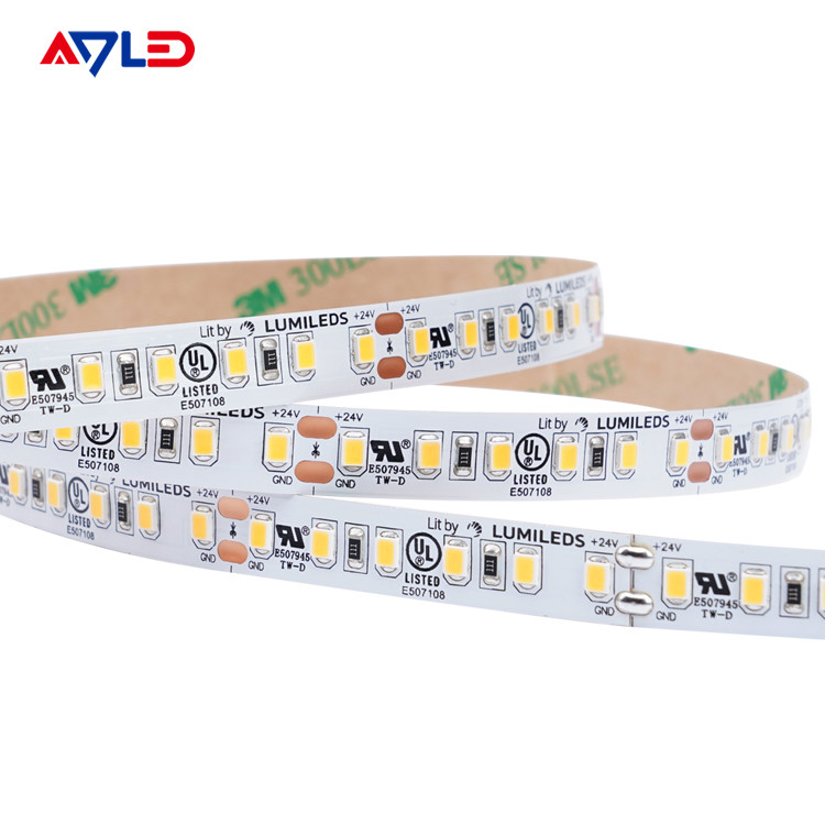 ไฟ LED Strip CRI Lumileds สูง 2700k 2835 120LEDs / M ไฟริบบิ้นสำหรับห้อง