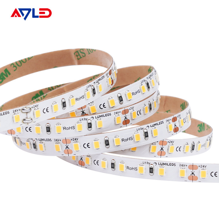Lumileds ไฟ ​​Cri Strip สูง 14.4w / M 120LEDs / M 2835 แถบ LED ยืดหยุ่น