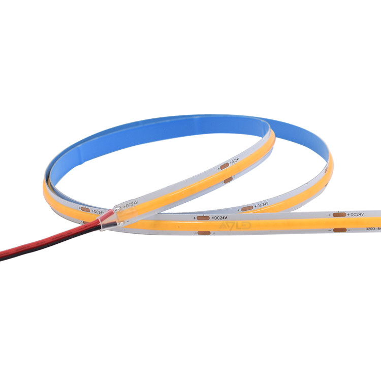 UL Cob Strip 8mm 10mm 320leds Cob Led Light Outdoor กันน้ํา Cob Led แสงสตรีปยาง