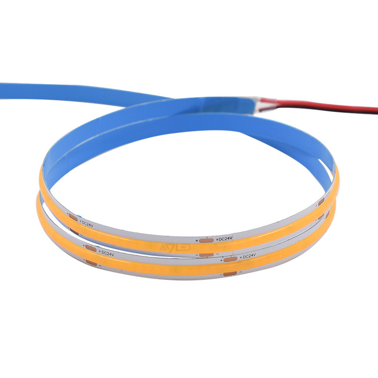 320 LEDs COB Strip Light สีขาวอบอุ่น 6500K อุณหภูมิสี CE RoHS รับรอง 3- 12V/24V