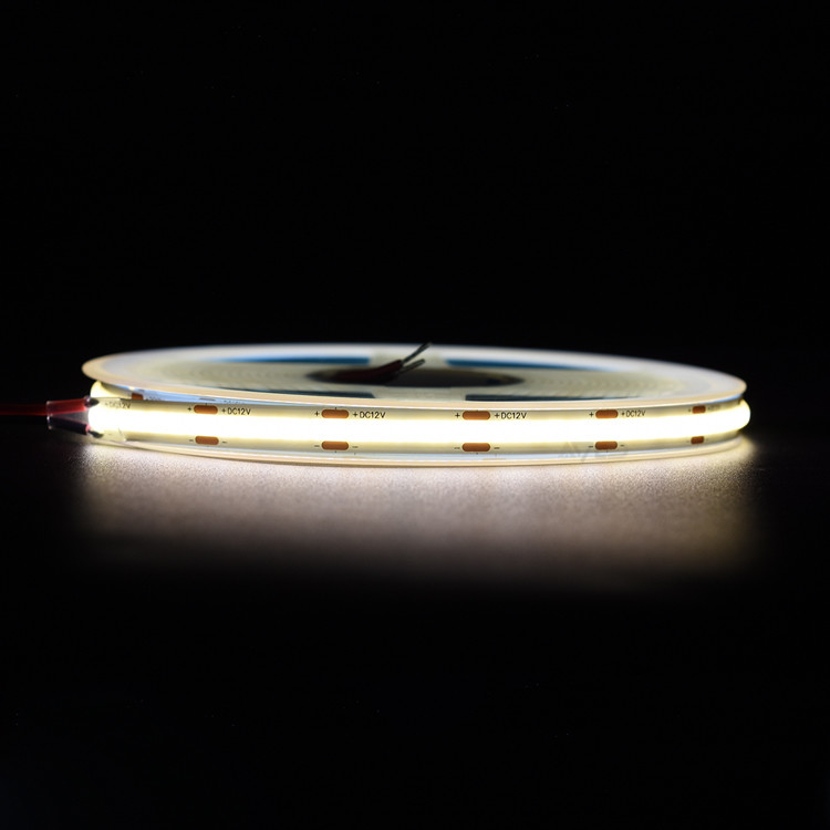 COB 480Leds/M Led Strip Licht CRI90 ความหนาแน่นสูง Led Soft Strip ชิปบนเครื่อง