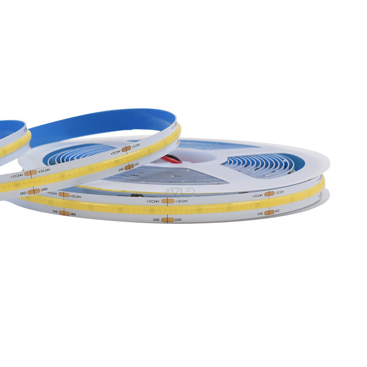 แสงเทป led5M Dot Free Uniform Illumination ชิปบนเครื่อง LED แสงเทป 12W/M แสงเทป Led Strip Cob 12Vtape lig