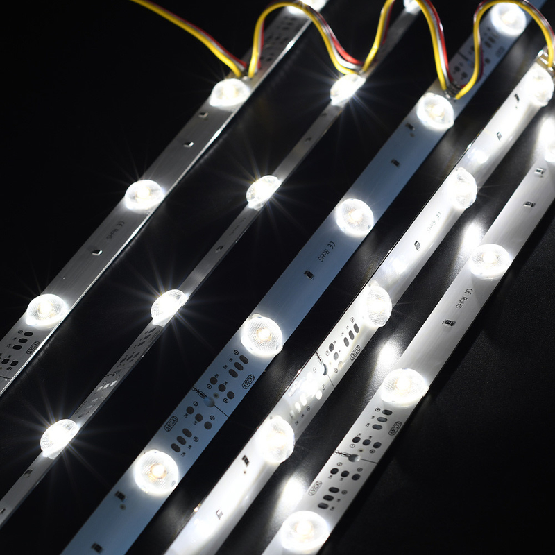 3030 2835 Backlight LED StripสำหรับLightbox SEGสิ่งทอความตึงเครียดCCT(3000-7500K) 178 มุมลำแสงRoll Up Banne