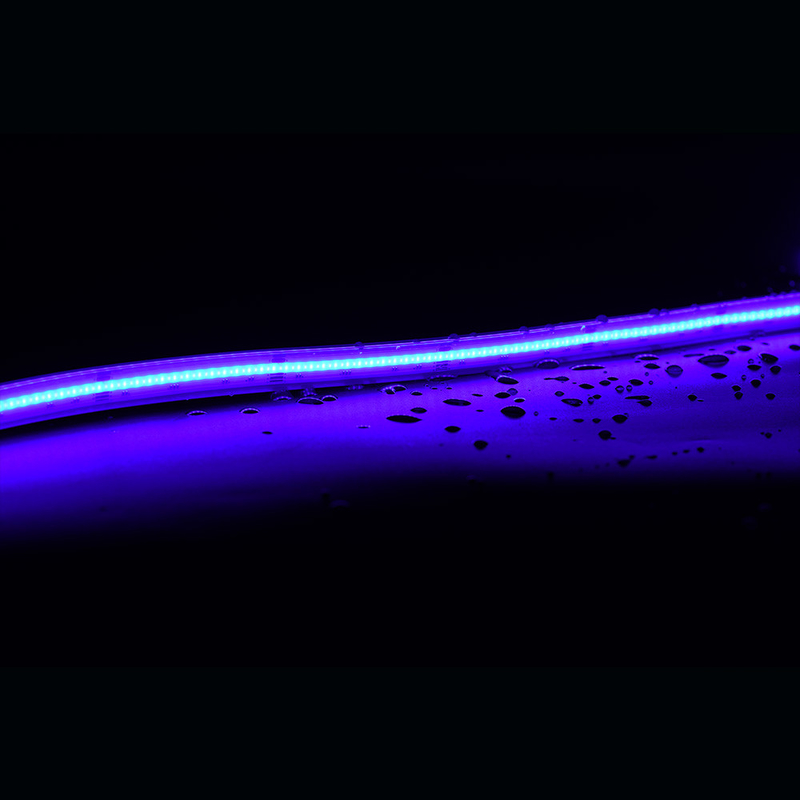 COB RGBIC LED Strip พิกเซลที่ติดต่อได้ DC 24V RGB RGBW แสงเทปยืดหยุ่น 896LEDs / m สมาธิ COB LED Strip