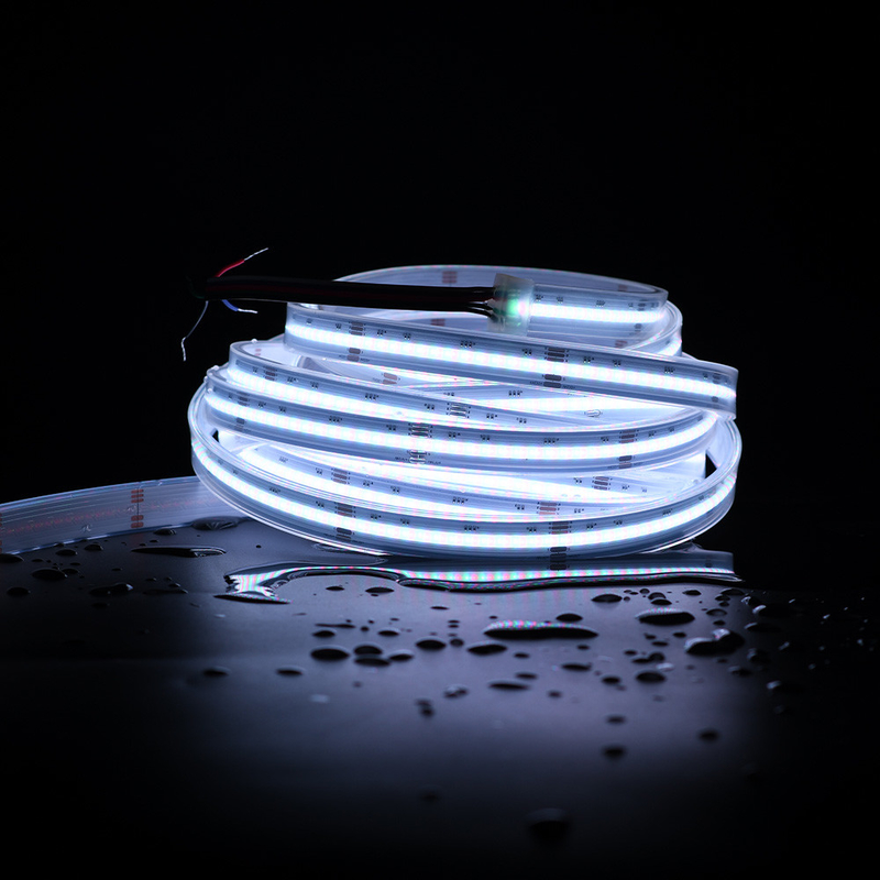 โครงการใหม่ การติดตั้ง RGBW สี Led Strip แสง Cob Magic Digital ที่อยู่ COB LED Strip