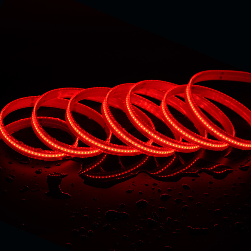 สีขาวเย็น สวยมาก RGB โฟกซิเบิล ซัพพลายเออร์ 896 12v 24v Cob Led Strip Light