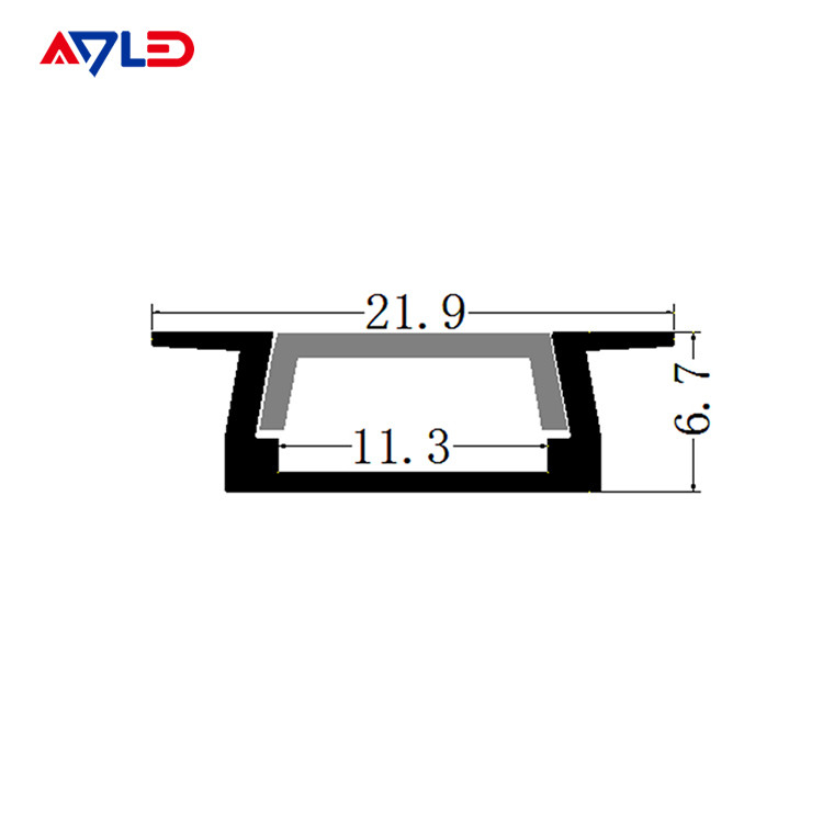 11mm pcs borad 15.8*6.7mm Led Strip Light Aluminum Profile การติดตั้งง่าย Led อลูมิเนียม