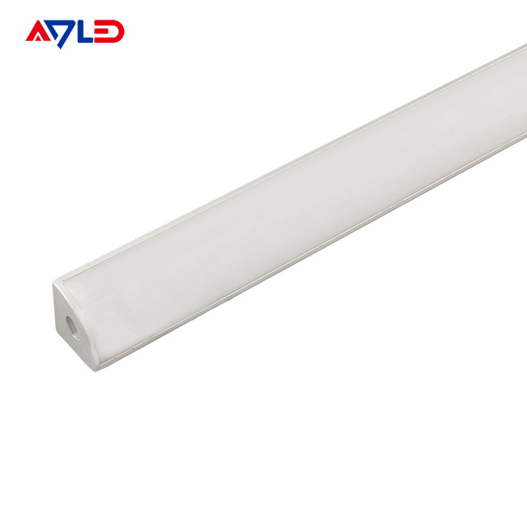 สาย LED Strip Profile Channel Light Diffuser Corner Extrusion Channel ADP-1616B สําหรับสาย LED